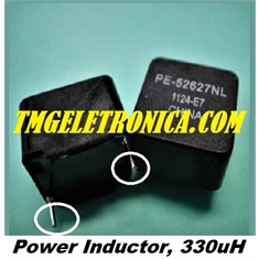 PE52627 - INDUTOR PE-52627NL, Inductors, Coils, Chokes FIXED IND, Inductor Power Shielded Toroid 302uH/330uH 1A,20kHz 780 MOHM - 2Pin - INDUTOR PE-52627NL, Inductors, Coils, Chokes FIXED IND, Inductor Power